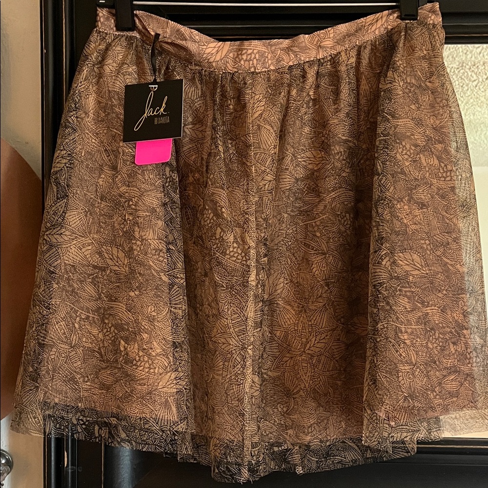 NWT Jack by BB Dakota Women's layered Mini Skirt